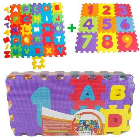 TATAMIZ-LETRAS Y NUMEROS-ALFOMBRA DE JUEGOS