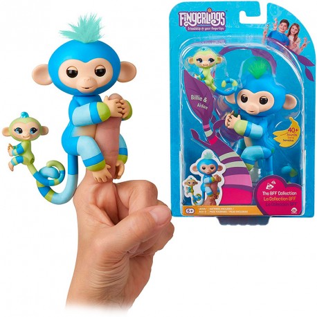 FINGERLING MONO CON BEBE BILLIE y AIDEN