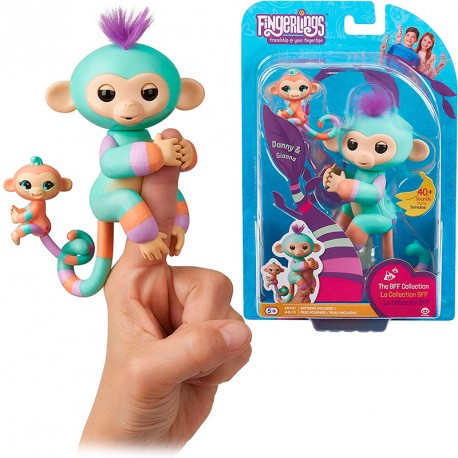 FINGERLING MONO CON BEBE DANNY y GIANNA