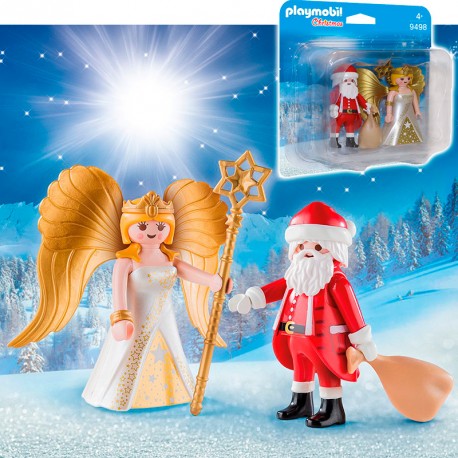 DUO PACK PAPA NOEL CON ANGEL