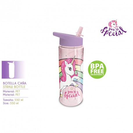 CANTIMPLORA PET 550 ML UNICORNIO