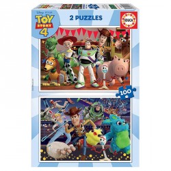 PUZZLE 2x100P TOY STORY 4