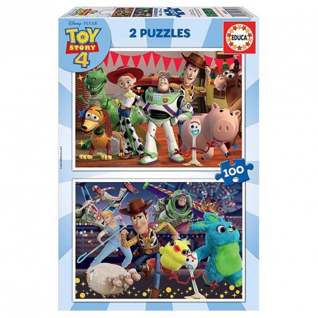 PUZZLE 2x100P TOY STORY 4