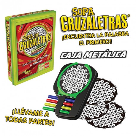 SOPA CRUZALETRAS CAJA METALICA