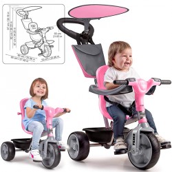 TRICICLO BABY PLUS MUSIC PINK 