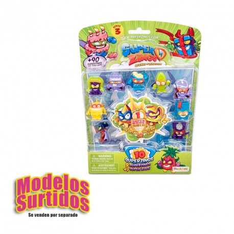 SUPERZINGS III- BLISTER 10 FIGURINE