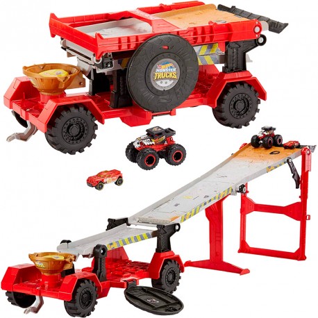 HOTWHEELS MONSTER TRUCKS TRANSFORMING 2 IN 1