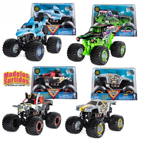 MONSTER JAM VEHICULOS DIECAST 1:24