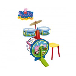 BATERIA PEPPA PIG SENCILLA BANQUETA