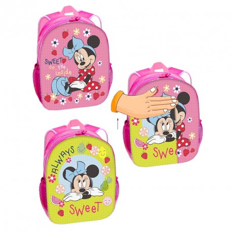 MOCHILA MINNIE SWEET LENTEJUELAS REVERSIBLES