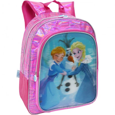 MOCHILA FROZEN VISION EFECTO 5D C/BOLSILLO 33x42x14.