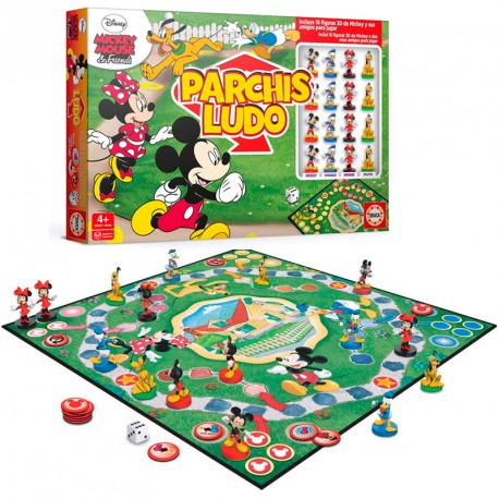 PARCHIS FIGURAS 3D MICKEY Y AMIGOS