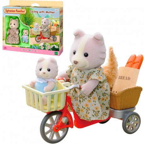 SYLVANIAN PEDALEANDO CON MAMA