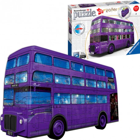 PUZZLE 3D AUTOBUS NOCTAMBULO HARRY POTTER