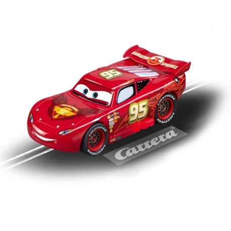 GO!!! 1:43 DISNEY PIXAR CARS NEON MCQUEEN