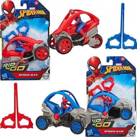 SPIDERMAN FIGURA Y VEHICULO 15CM