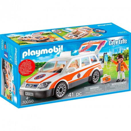 CITY LIFE COCHE DE EMERGENCIAS CON SIRENA