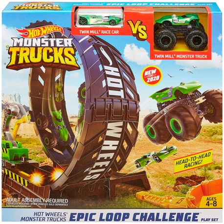 HOTWHEELS RETO DE LOOPINGS EPICOS DE MONSTER TRUCKS