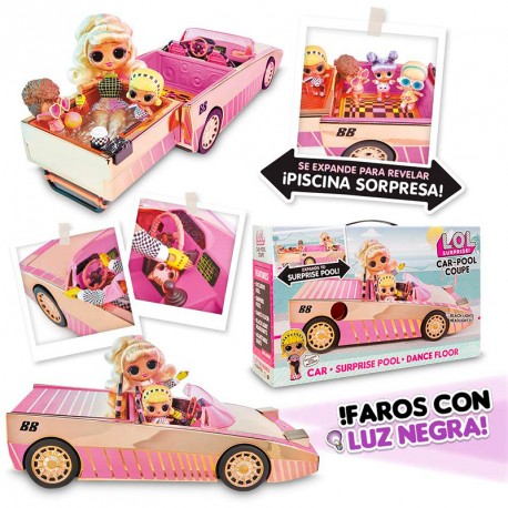 LOL SURPRISE S7 CAR-POOL COUPE CON MUÑECA EXCLUSIVA