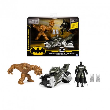 BATMAN BATMOTO CON 2 FIG 10CM