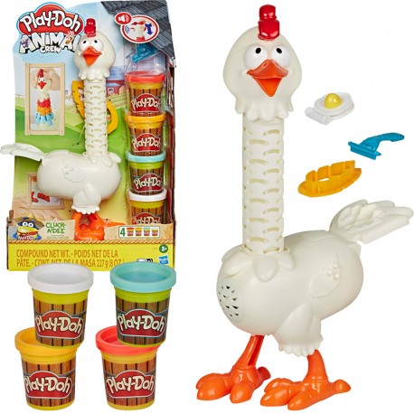 PLAYDOH PD GALLINA PLUMAS DIVERTIDAS