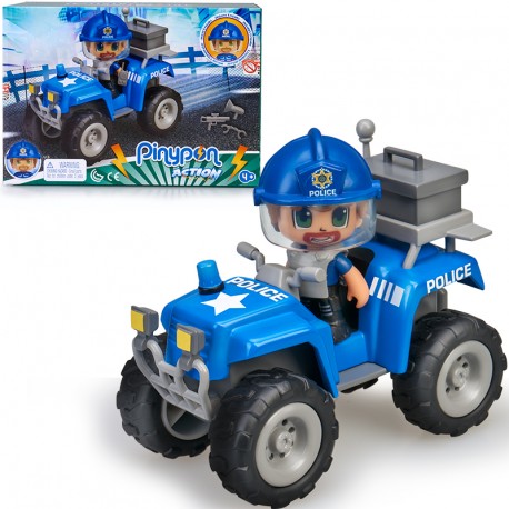 PINYPON ACTION QUAD CON POLICIA