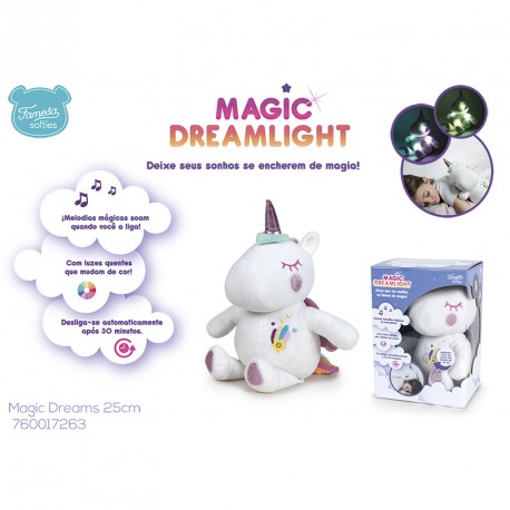 PELUCHE MAGIC DREAM LIGHT PLUSH UNICORNIO