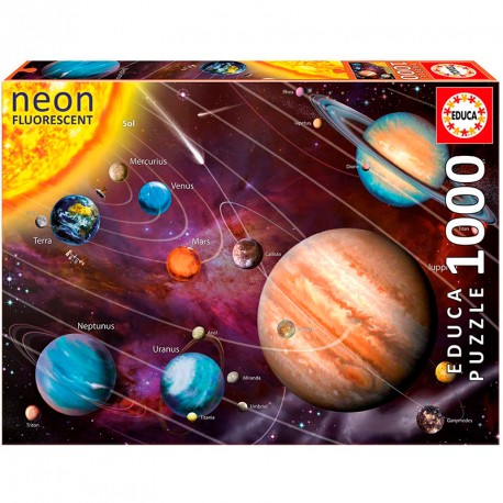 PUZZLE 1000P SISTEMA SOLAR NEON 