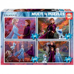 PUZZLE MULTI 4 FROZEN 2 50P+ 