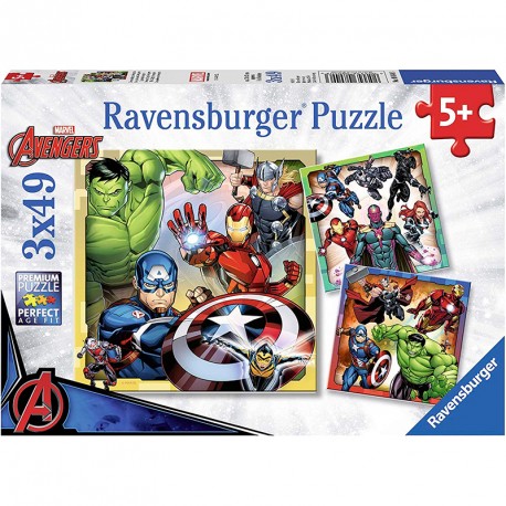 PUZZLE 3X49P AVENGERS