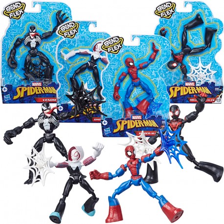 SPIDERMAN FIGURAS BEND & FLEX