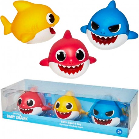 BABY SHARK FIGURAS DE BAÑO