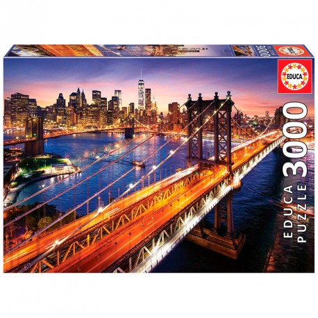 PUZZLE 3000P MANHATTAN AL ATARDECER