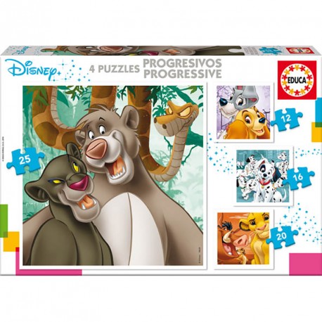 PUZZLE PROGRESIVOS DISNEY ANIMALS 2