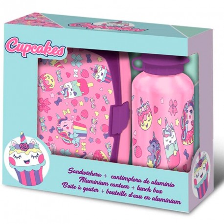 CUPCAKE PACK CANTIMPLORA ALUMINIO+SANDWICHERA