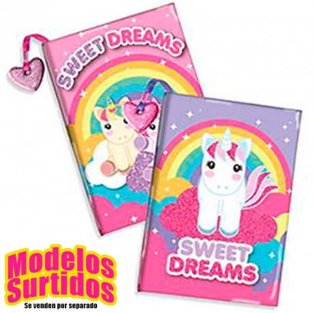 SWEET DREAMS DIARIO PVC+ GLITTER