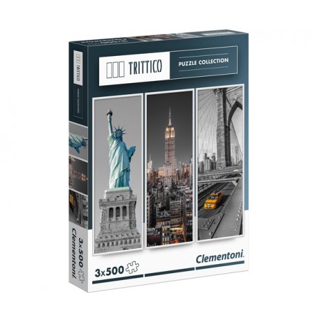 PUZZLE TRIPTICO NEW YORK (3 X 500 PIEZAS)
