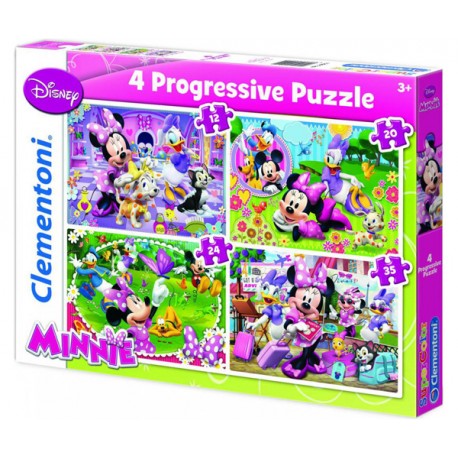 PUZZLE MINNIE MOUSE (12 PIEZAS+)