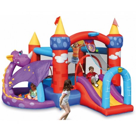 HINCHABLE CASTILLO DRAGON FANTASIA 350 x 350 x 245 cm