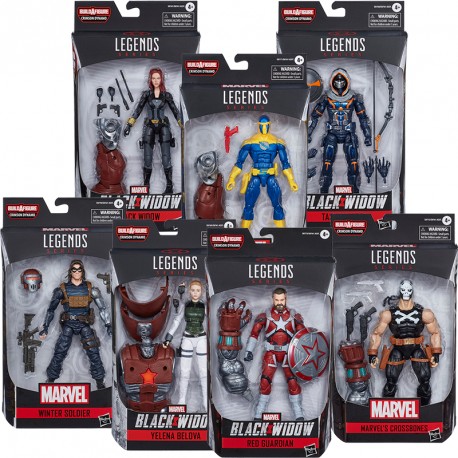 AVENGERS BLACK WIDOW LEGENDS FIGURAS 