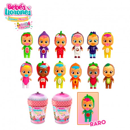 BEBES LLORONES LAGRIMAS MAGICAS SERIES FRUTA CASITA