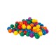 PACK 100 BOLAS MULTICOLOR 6,5 CM DIAMETRO