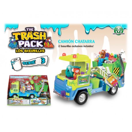 THE TRASH PACK (LOS BASURILLAS) CAMION CHATARRA (INCLUYE 2 BASURILLAS EXCLUSIVOS)