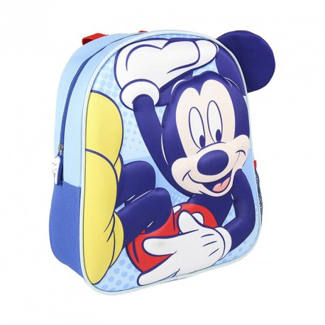 MOCHILA INF.3D MICKEY APLICACIONES PREMIUM