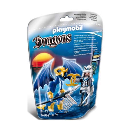 PLAYMOBIL DRAGON DEL HIELO CON GUERRERO