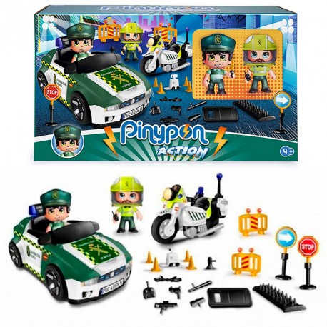 PINYPON ACTION COCHE Y MOTO GUARDIA CIVIL