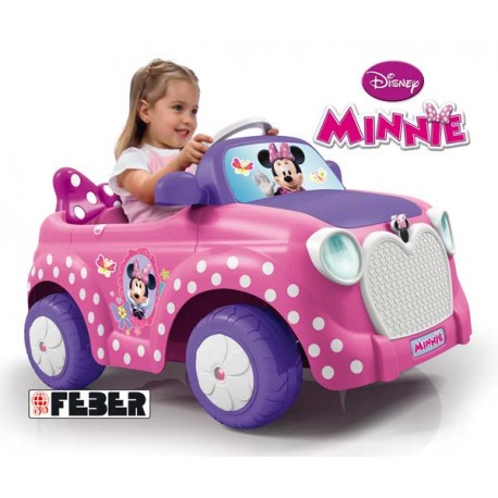 COCHE MINNIE CAR BATERIA 6V