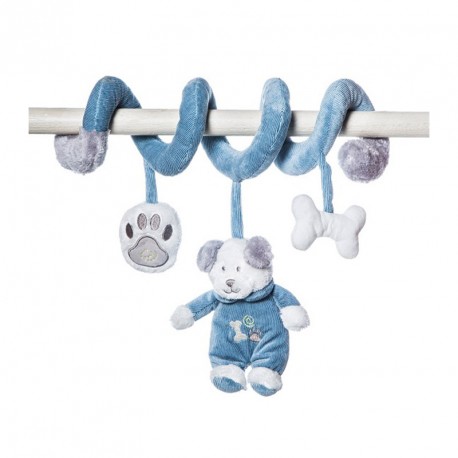 BABY ESPIRAL PERRITO TOMY AZUL 32 cm.