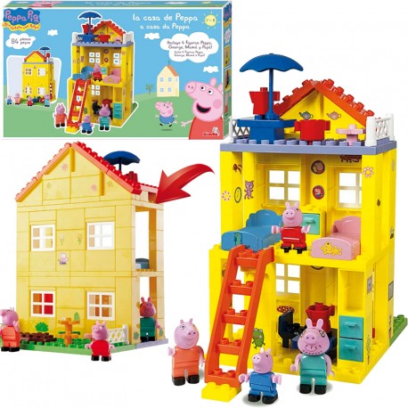 PEPPA PIG CASA BLOQUES CONSTRUCCION