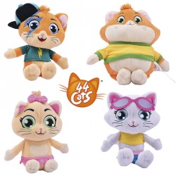 44 GATOS PELUCHE MUSICAL 20 CM, 4 SURT